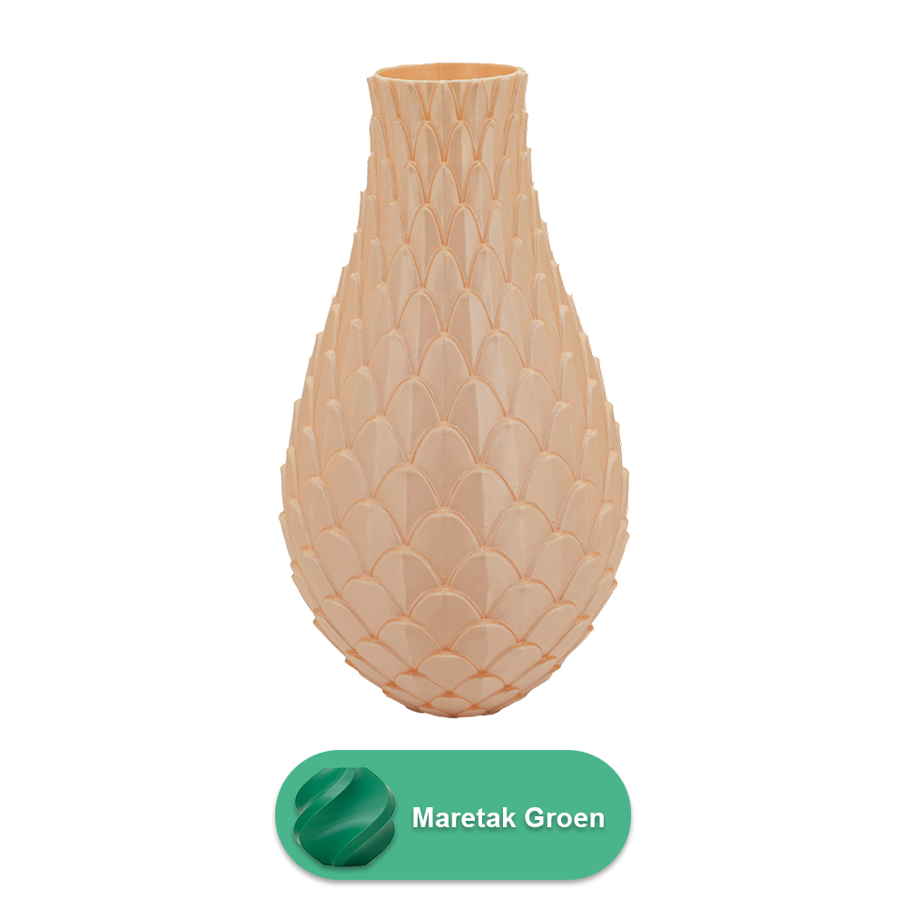 Sirena 3D vase - 3D printed vase - Sustainable PLA - Suitable for artificial flowers