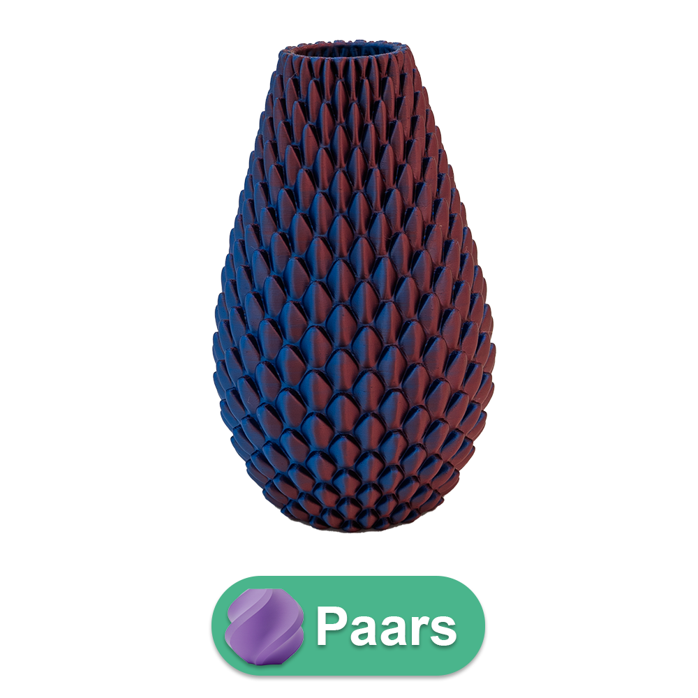 Myraka 3D vase - 3D printed vase - Sustainable PLA - Suitable for artificial flowers