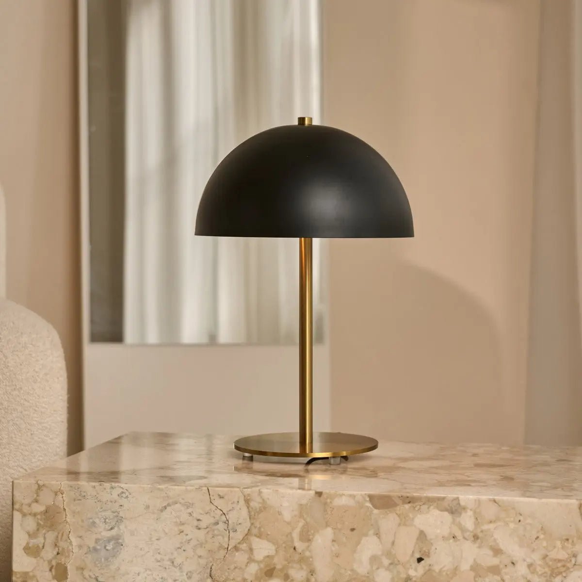 Lola Gold & Black Table Lamp