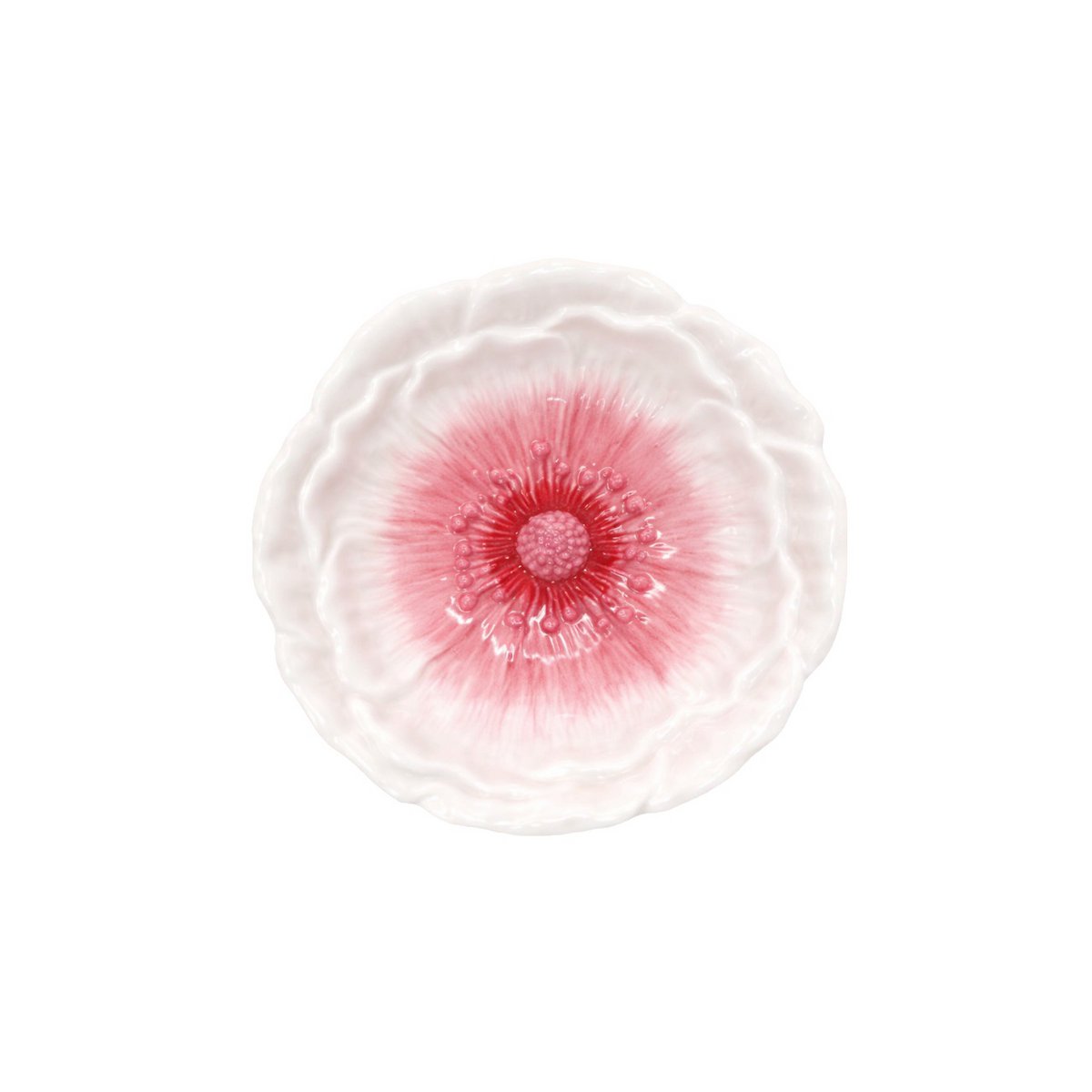 Capri pink dessert plate 20.5x20.5x2.5cm