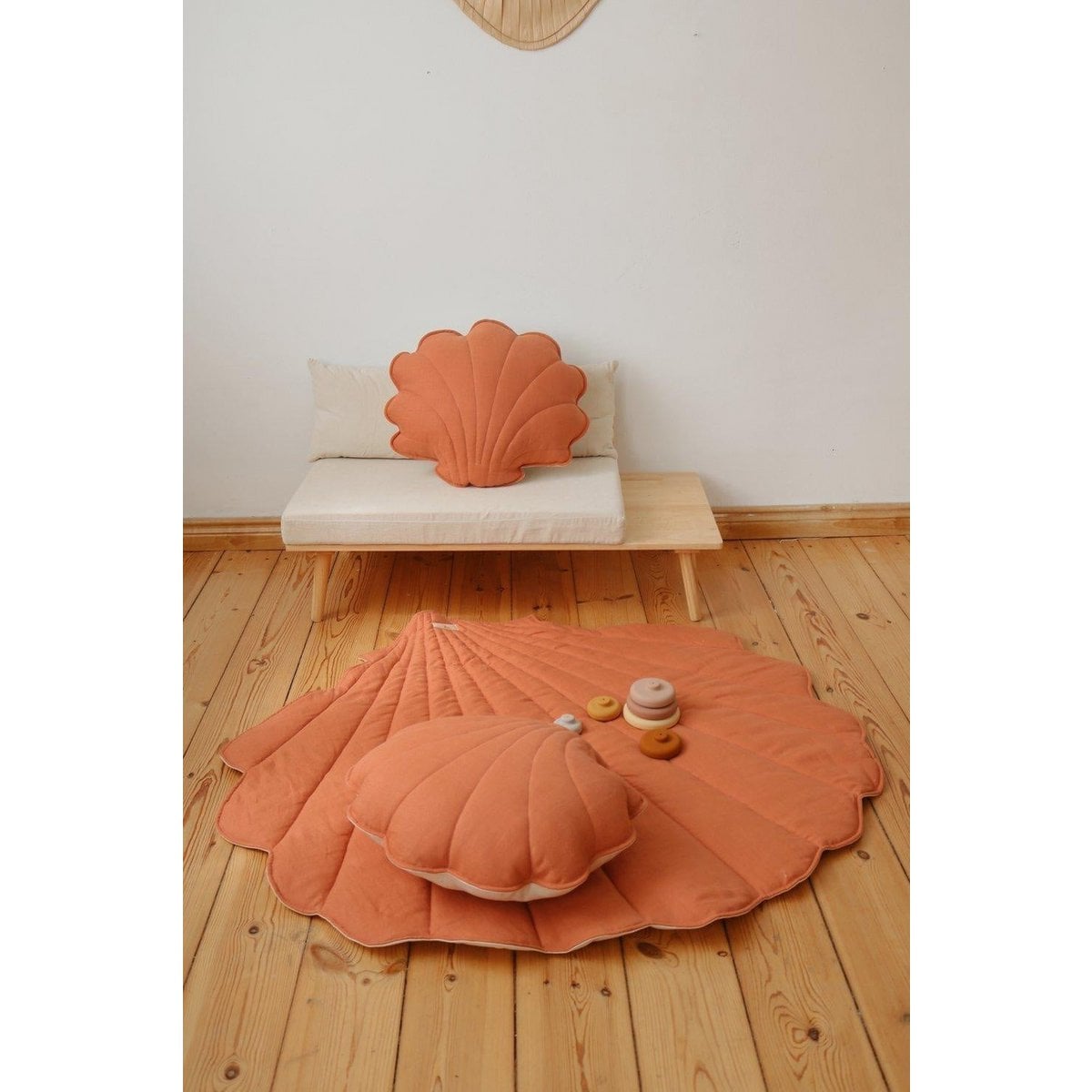 “Papaya” Linen Shell Pillow