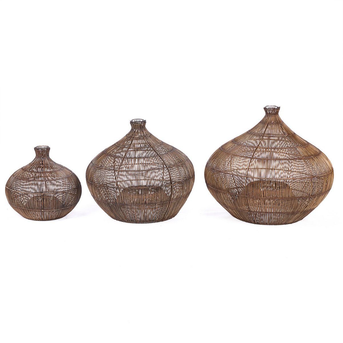 The Desert Gourd Pendant - Dark Walnut - M