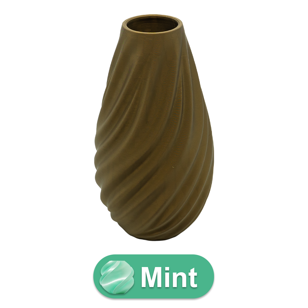 Lunaris 3D vas - 3D-printad vas - Hållbar PLA - Lämplig för konstgjorda blommor