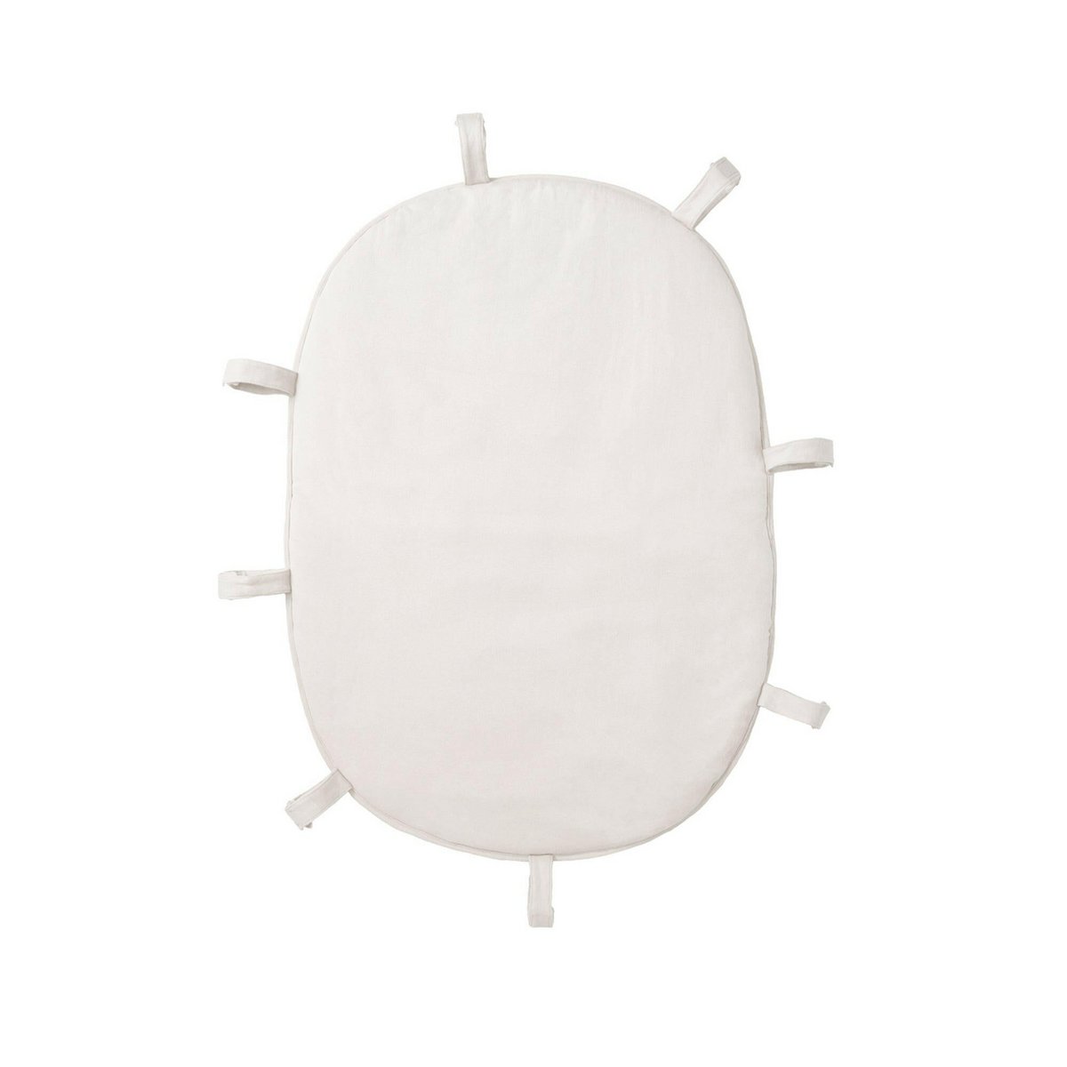 Flätat babynest 3-i-1 elfenbensvitt
