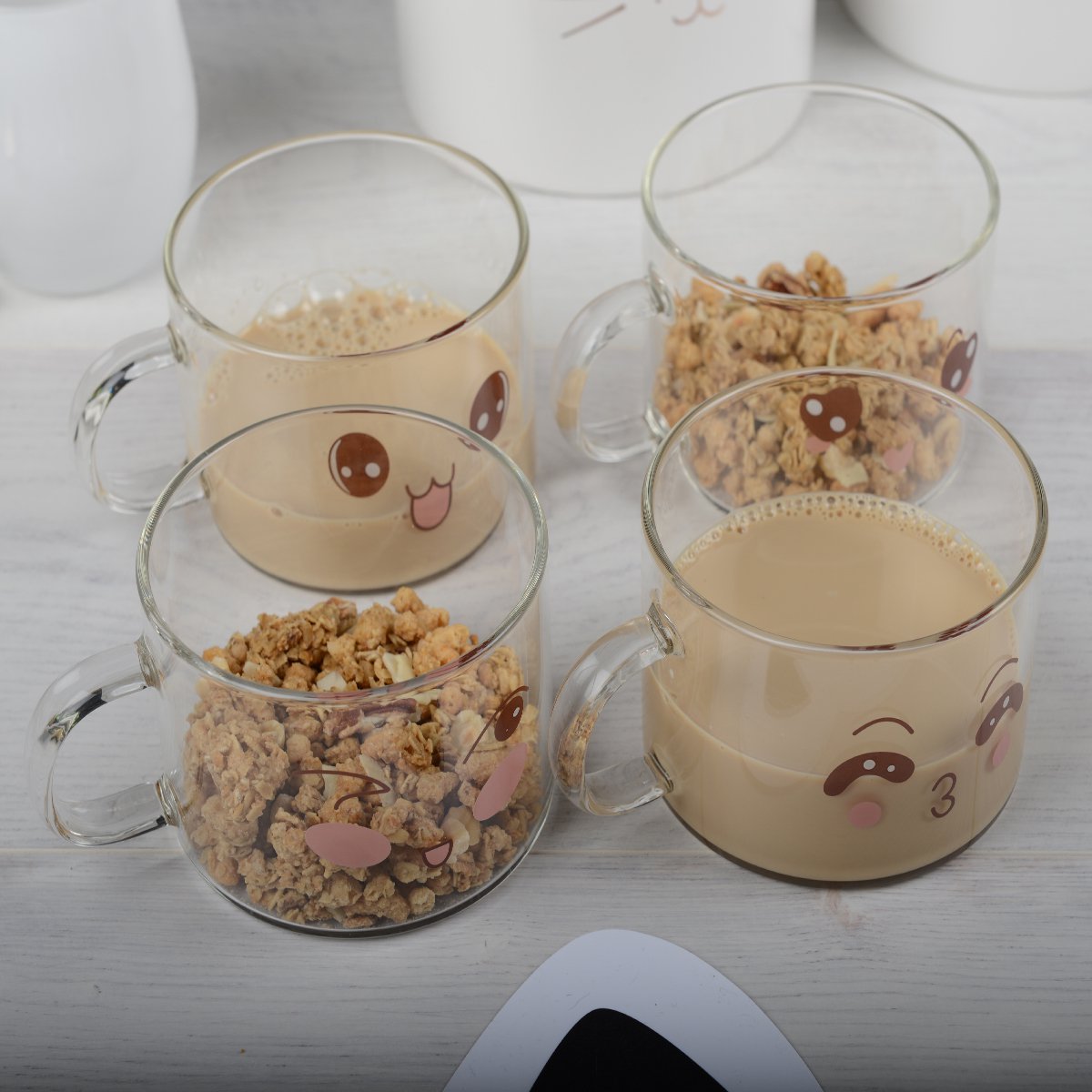 500ml set mugs - Lot of 4