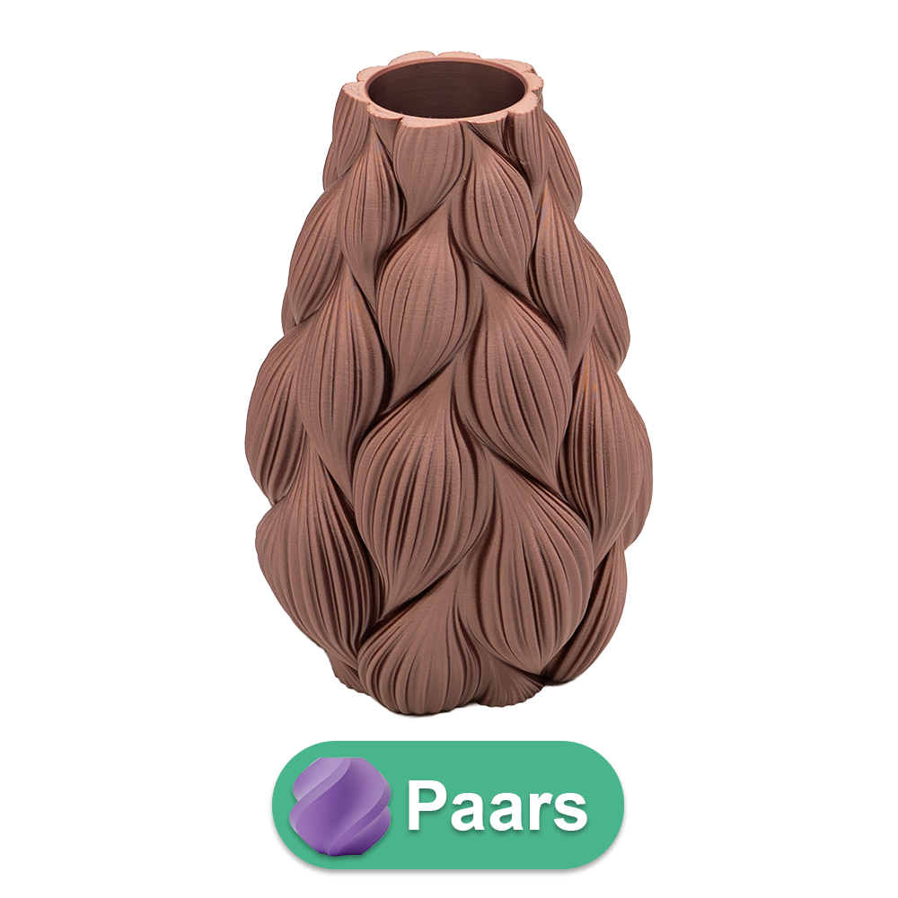 Lamina 3D-vas – 3D-printad vas – Slitstark PLA – Lämplig för konstgjorda blommor