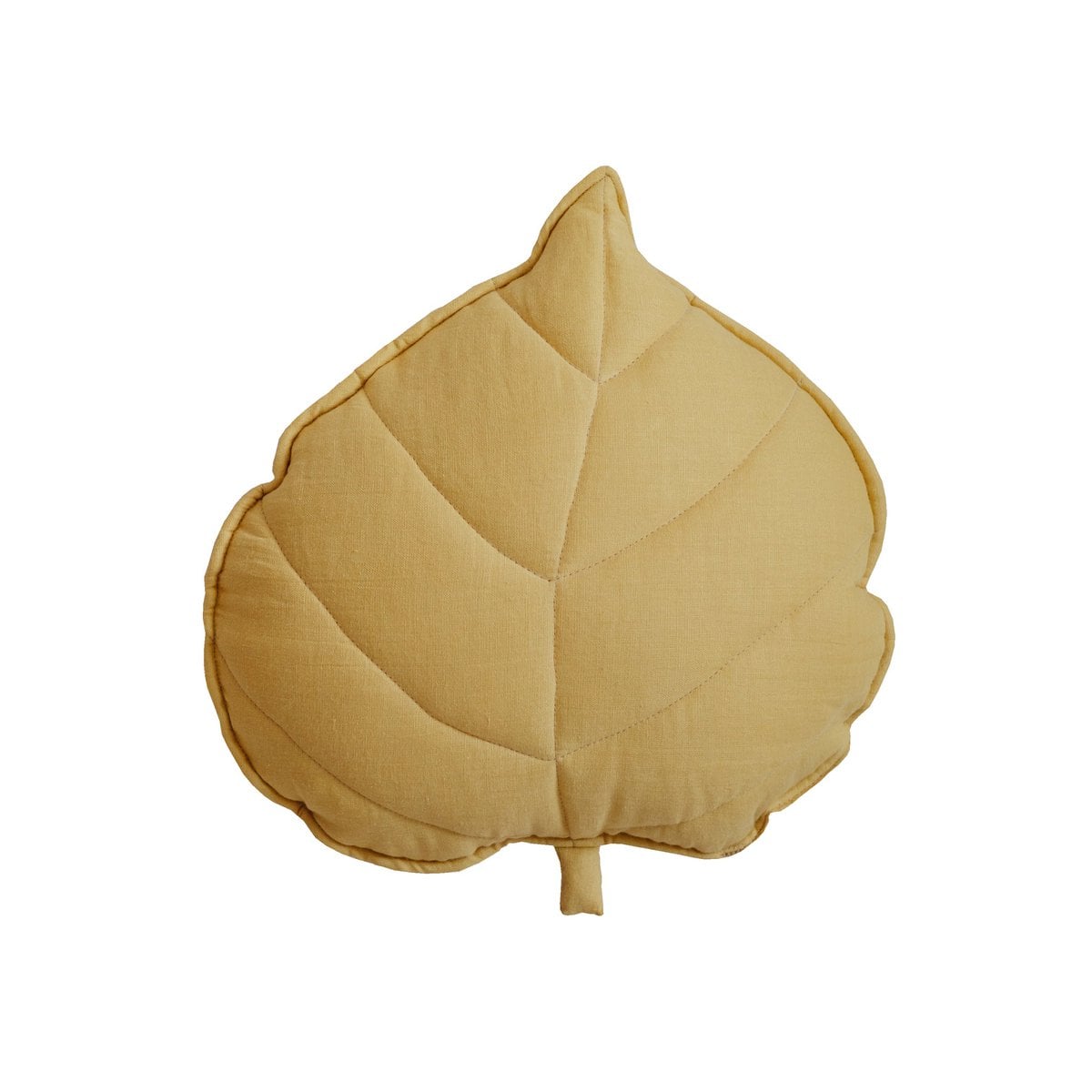 “Honey” Linen Leaf Pillow