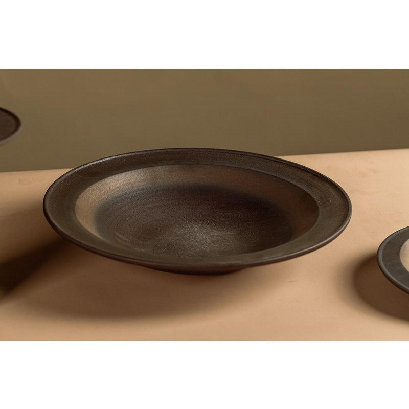 New Modern ceramic big flat bowl East+West, ULF06BB
