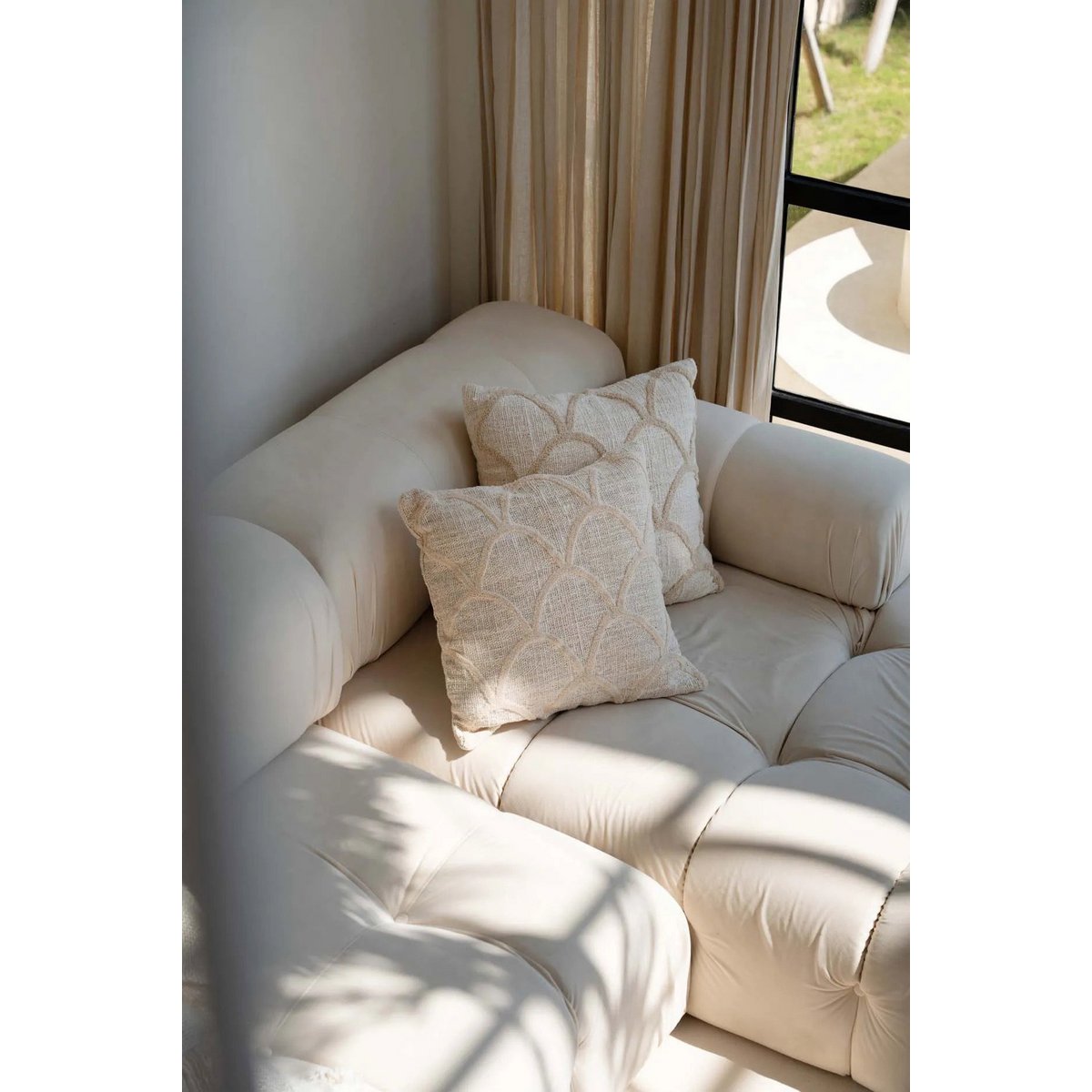 The Sahara Cushion Cover - Natural