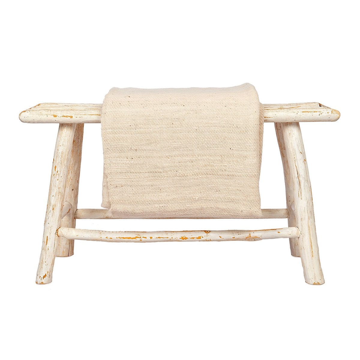 Baby Alpaca Blanket - 230cm x 160cm - Beige - Pure alpaca wool - Luxe & Sustainable - Handcrafted in Ecuador