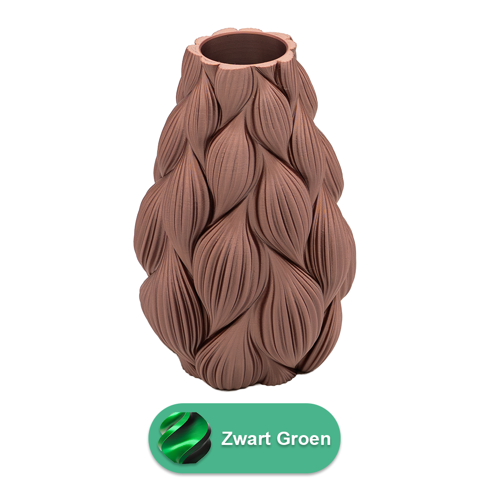 Lamina 3D-vas - 3D-printad vas - Hållbar PLA - Lämplig för konstgjorda blommor