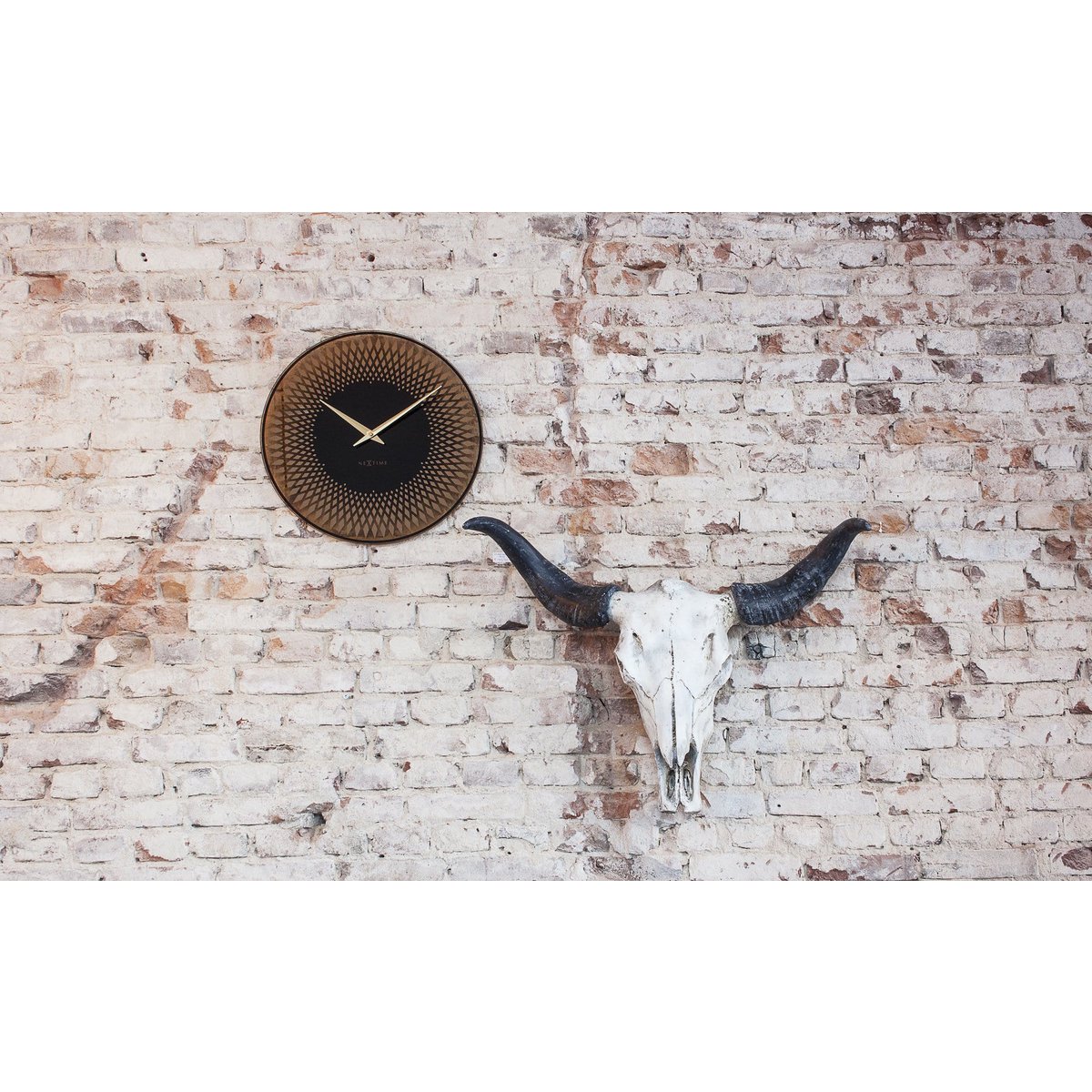 Wall clock - 43 cm - Glass - 'Sahara'