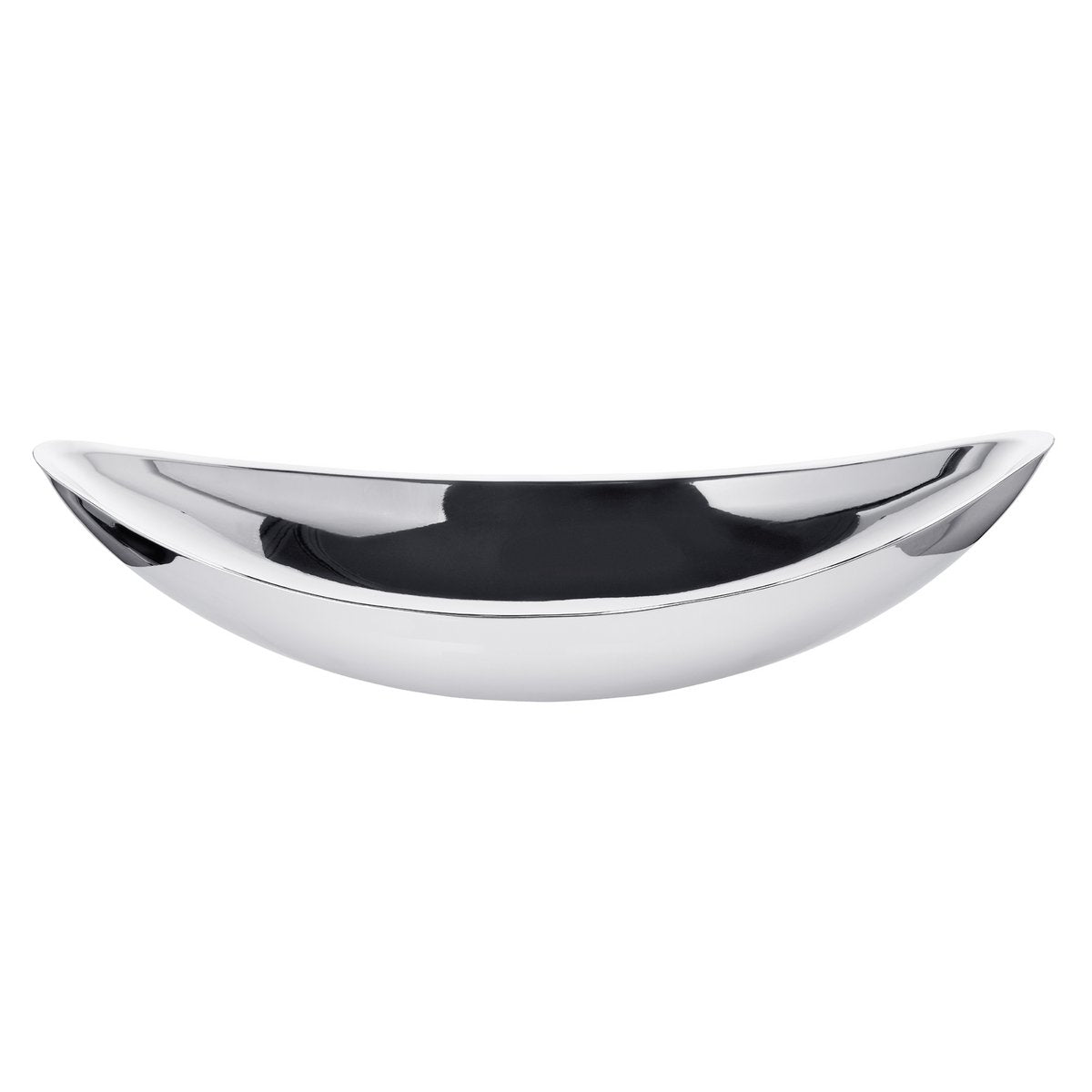 EDZARD bowl decorative bowl Halifax, high-grade steel mirror polished, length 40 cm
