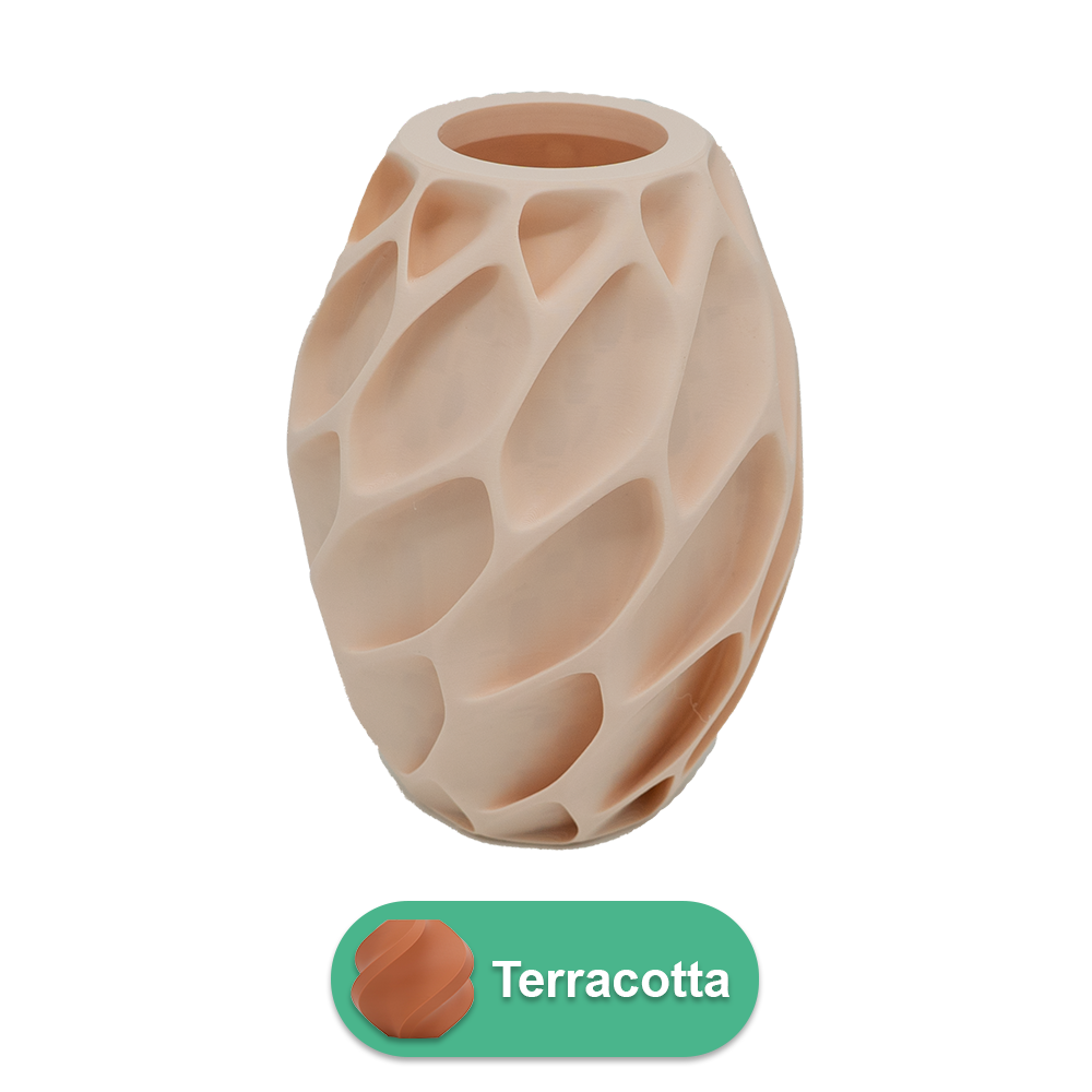 Oruna 3D vase - 3D printed vase - Sustainable PLA - Suitable for artificial flowers