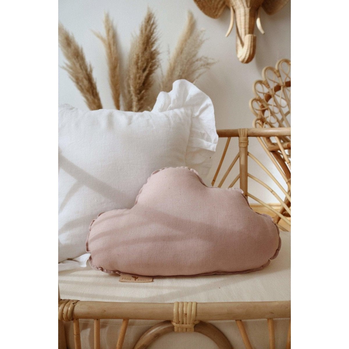 “Powder Pink” Linen Cloud Pillow