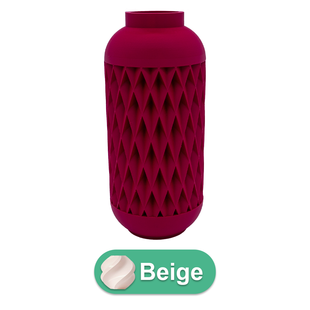 Zavira 3D-vas - 3D-printad vas - Hållbar PLA - Lämplig för konstgjorda blommor