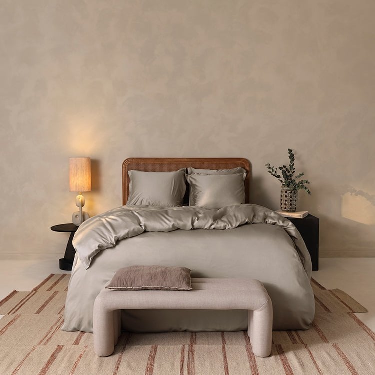 TENCEL™ - Sateen Duvet Cover Taupe