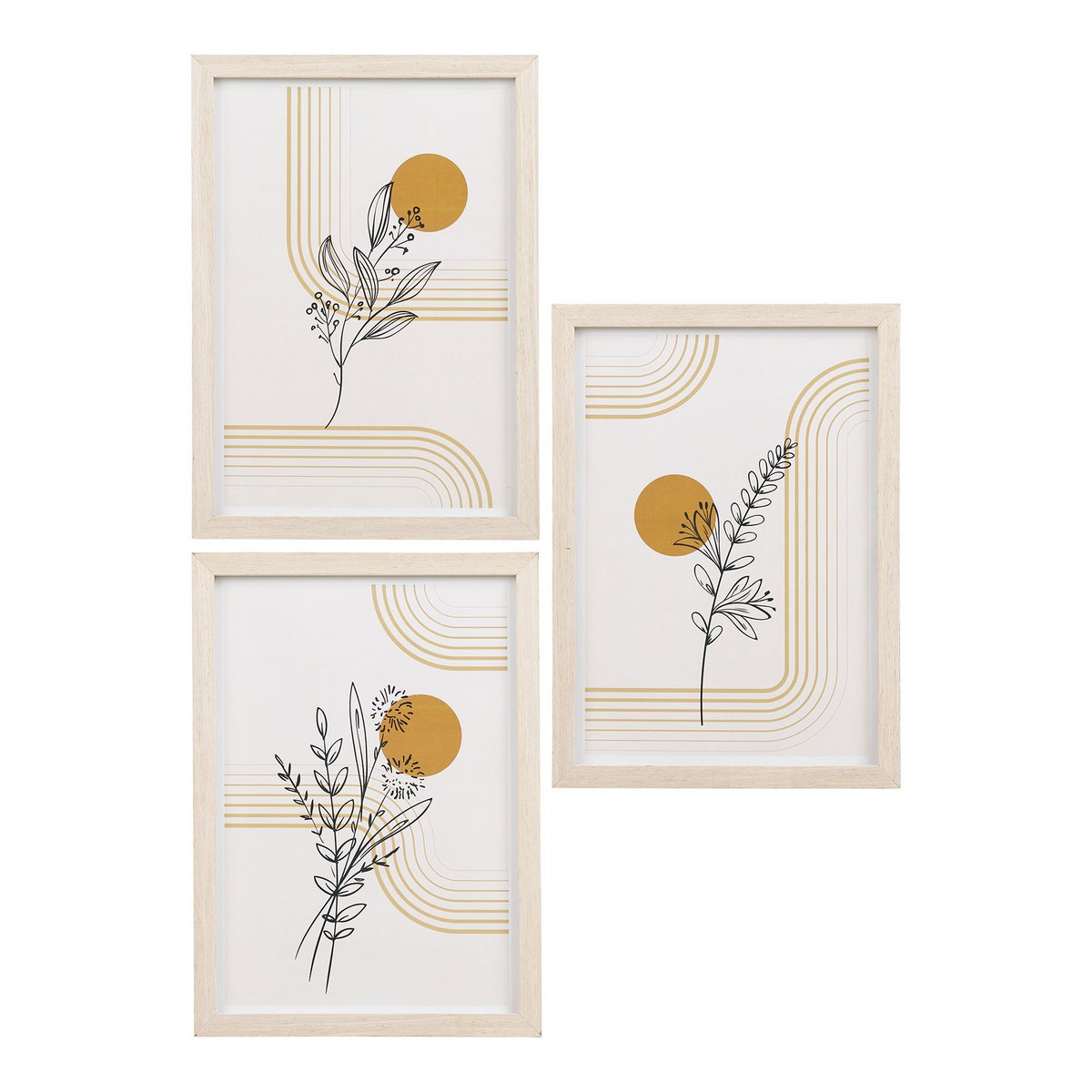 Madison Frame set, natural, set of 3