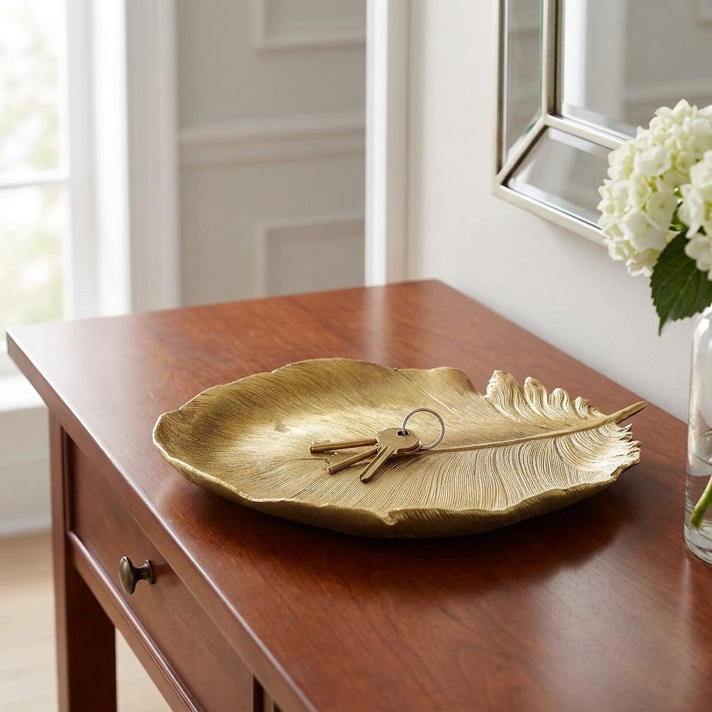 Decorative Cup golden sheet 38x29.5x4cm