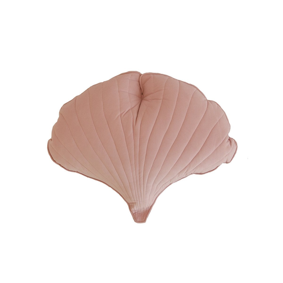 “Powder Pink” Velvet Ginkgo Leaf Pillow