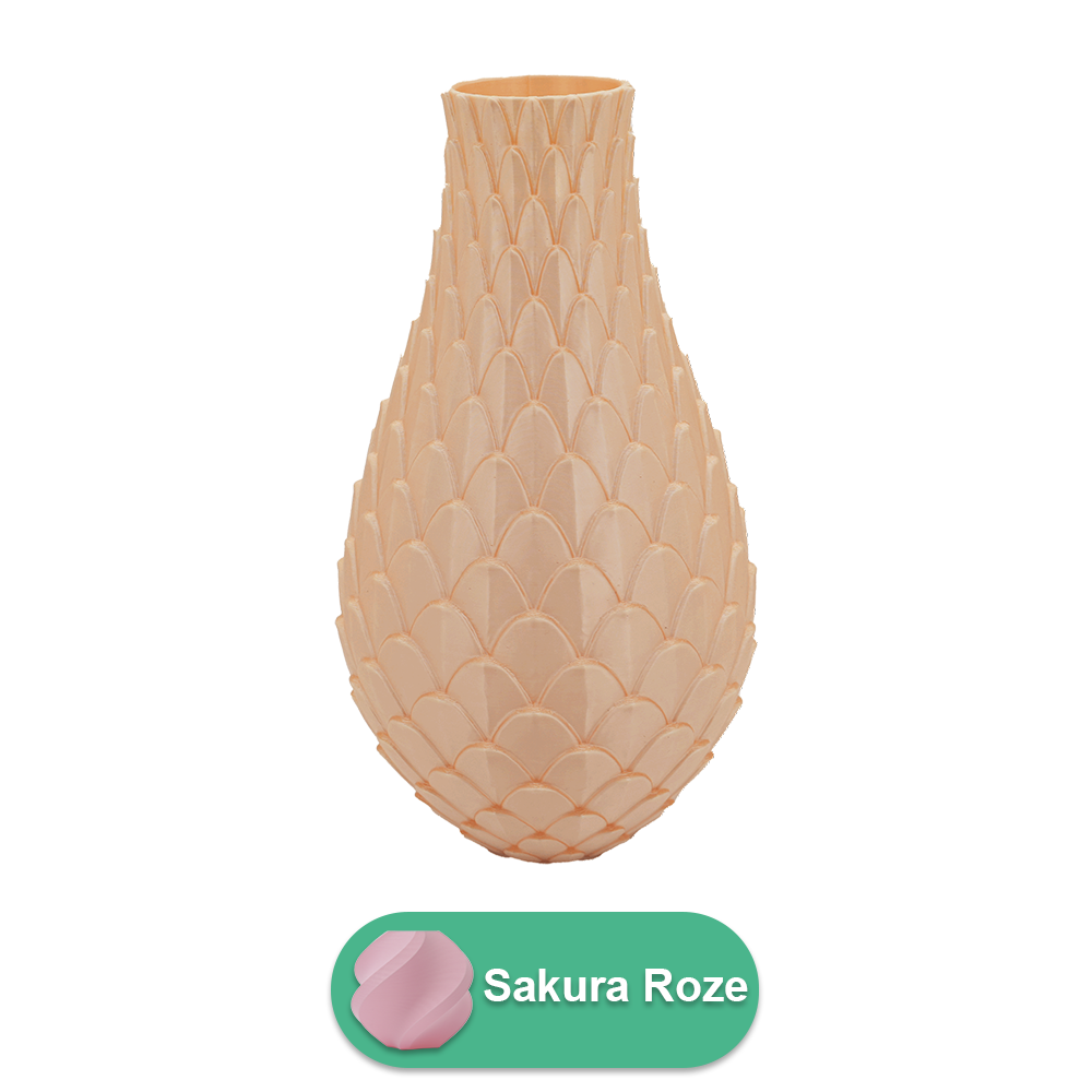 Sirena 3D vase - 3D printed vase - Sustainable PLA - Suitable for artificial flowers
