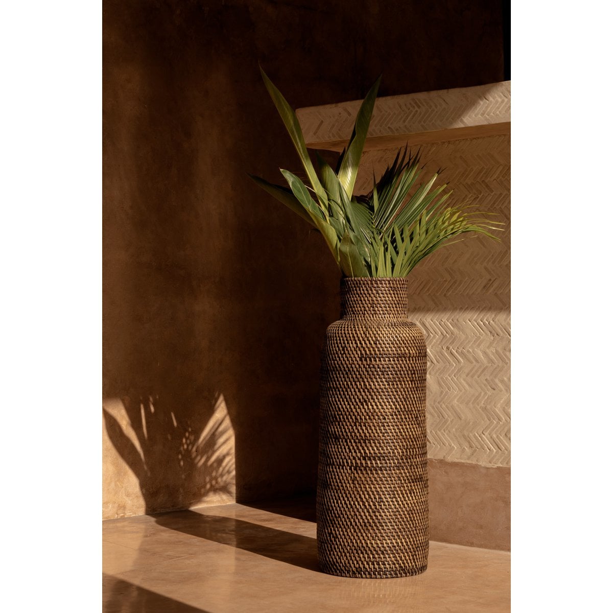 The Colonial Umbrella Basket - Natural Brown