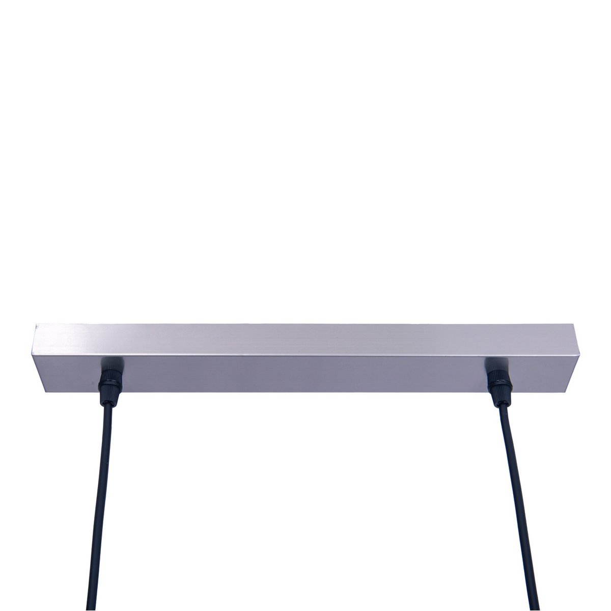 4 pendant lamp "Maron" made of metal-satin-matt with fabric umbrellas in brown, with E14 socket, lamp for living room or dining room, 71.5 x 12 cm
