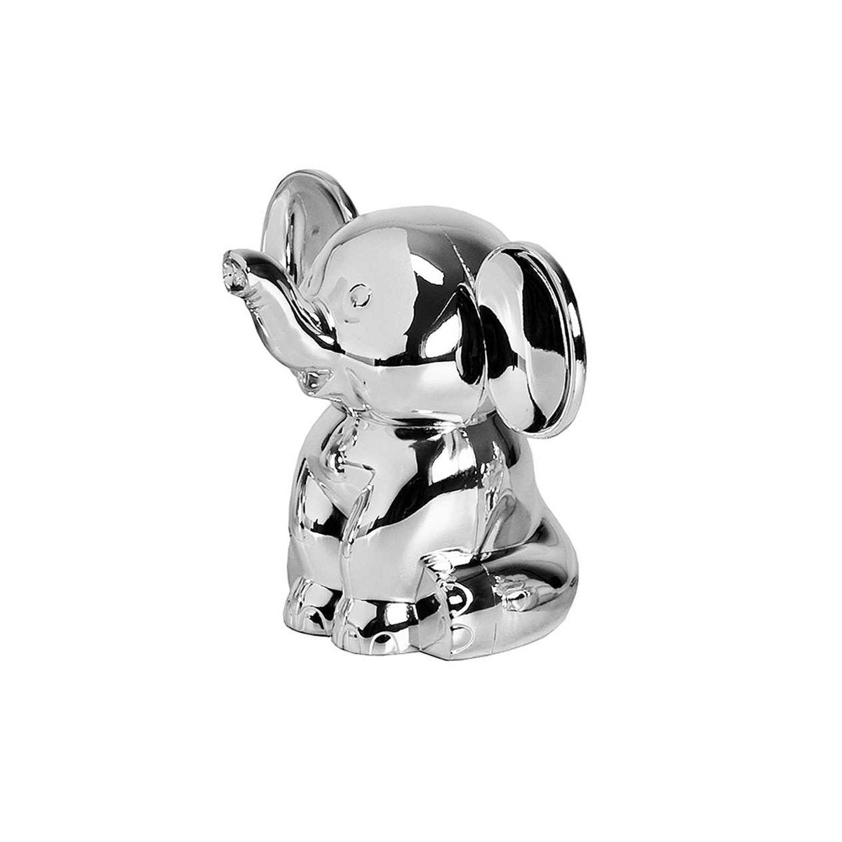 EDZARD money box money box elephant, height 11 cm, noble silver-plated, tarnish-proof