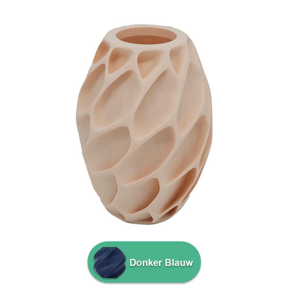 Oruna 3D vase - 3D printed vase - Sustainable PLA - Suitable for artificial flowers