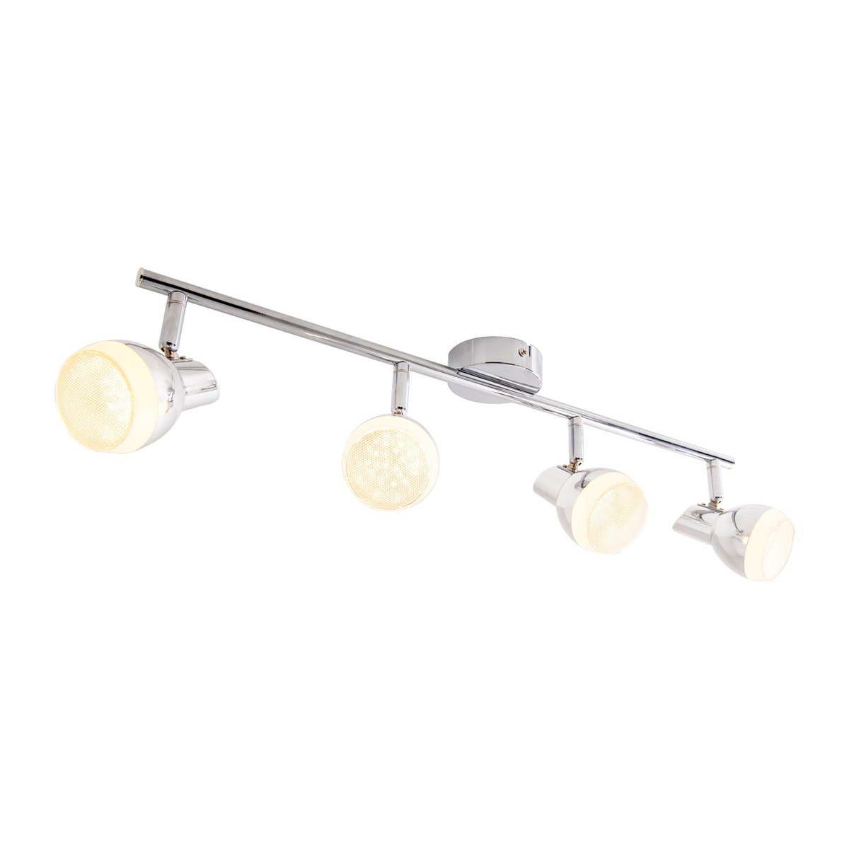 4 LED wall and ceiling rail "Chromey"