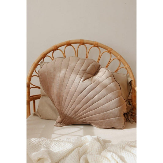 “Blue” Velvet Ginkgo Leaf Pillow