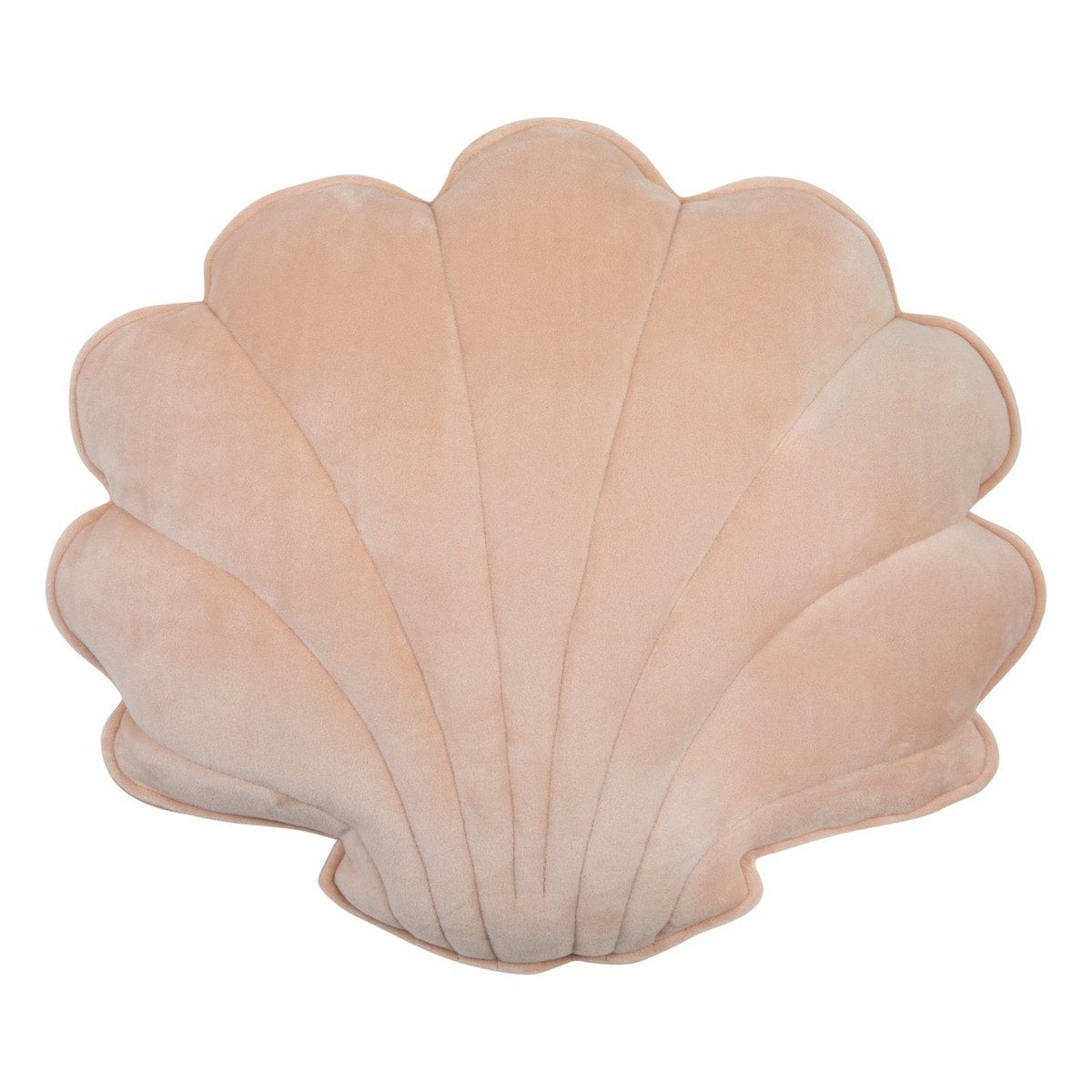 Soft Velvet Shell Cushion “Latte”