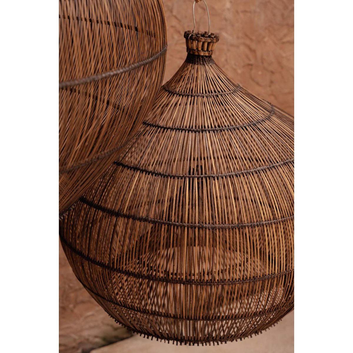The Desert Gourd Pendant - Dark Walnut - M