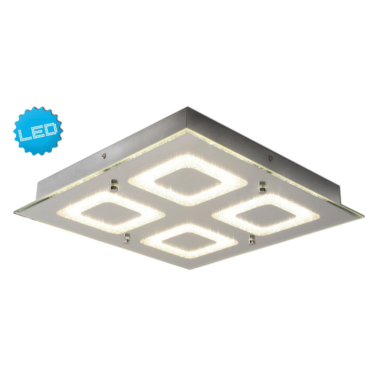 LED-taklampa "Mirror"