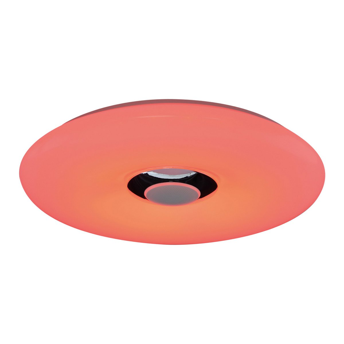 LED ceiling light "Nashville" Ø 40cm, many functions, made of metal and plastic, white, with integrated LEDs, lighting for living rooms, hallway or office