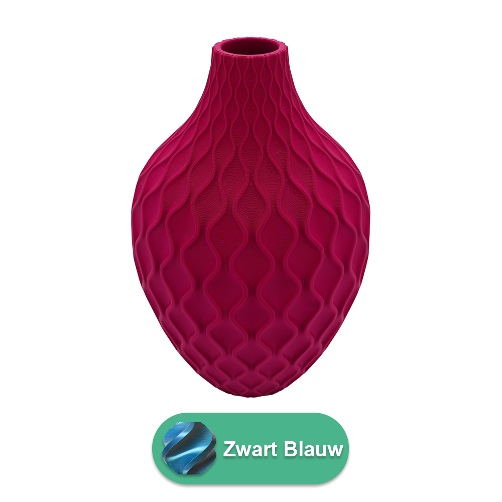 Ophira 3D-vas - 3D-printad vas - Hållbar PLA - Lämplig för konstgjorda blommor
