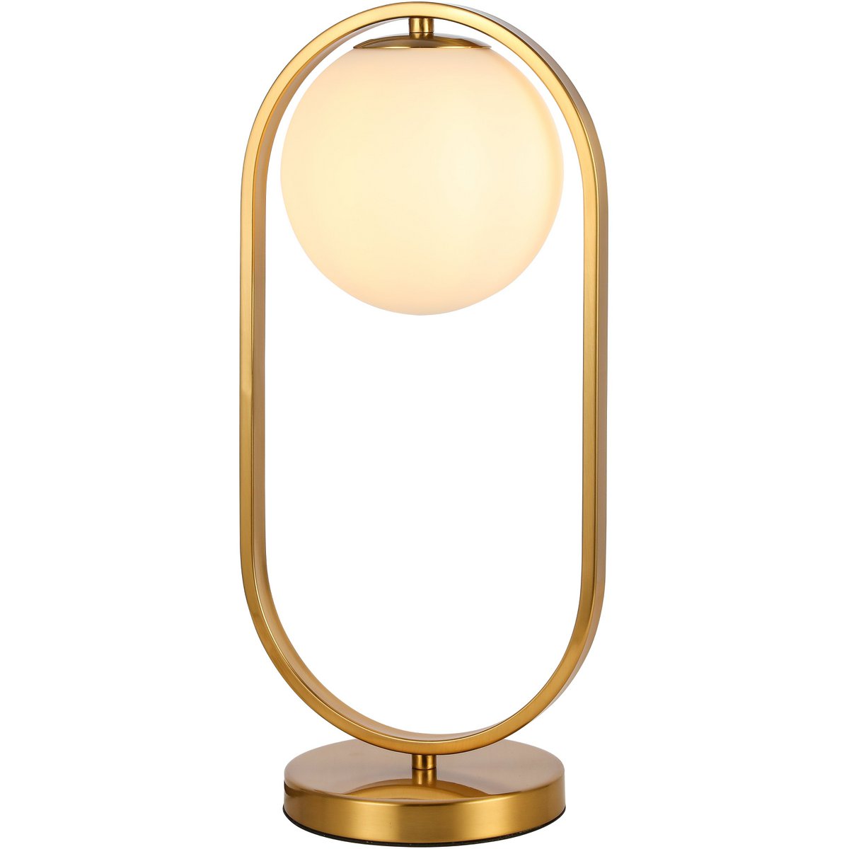 Emma Table Lamp White Gold