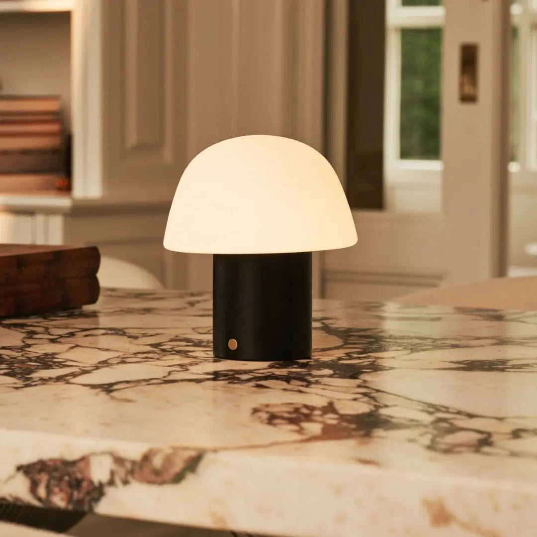 Yannick Black Cordless Table Lamp