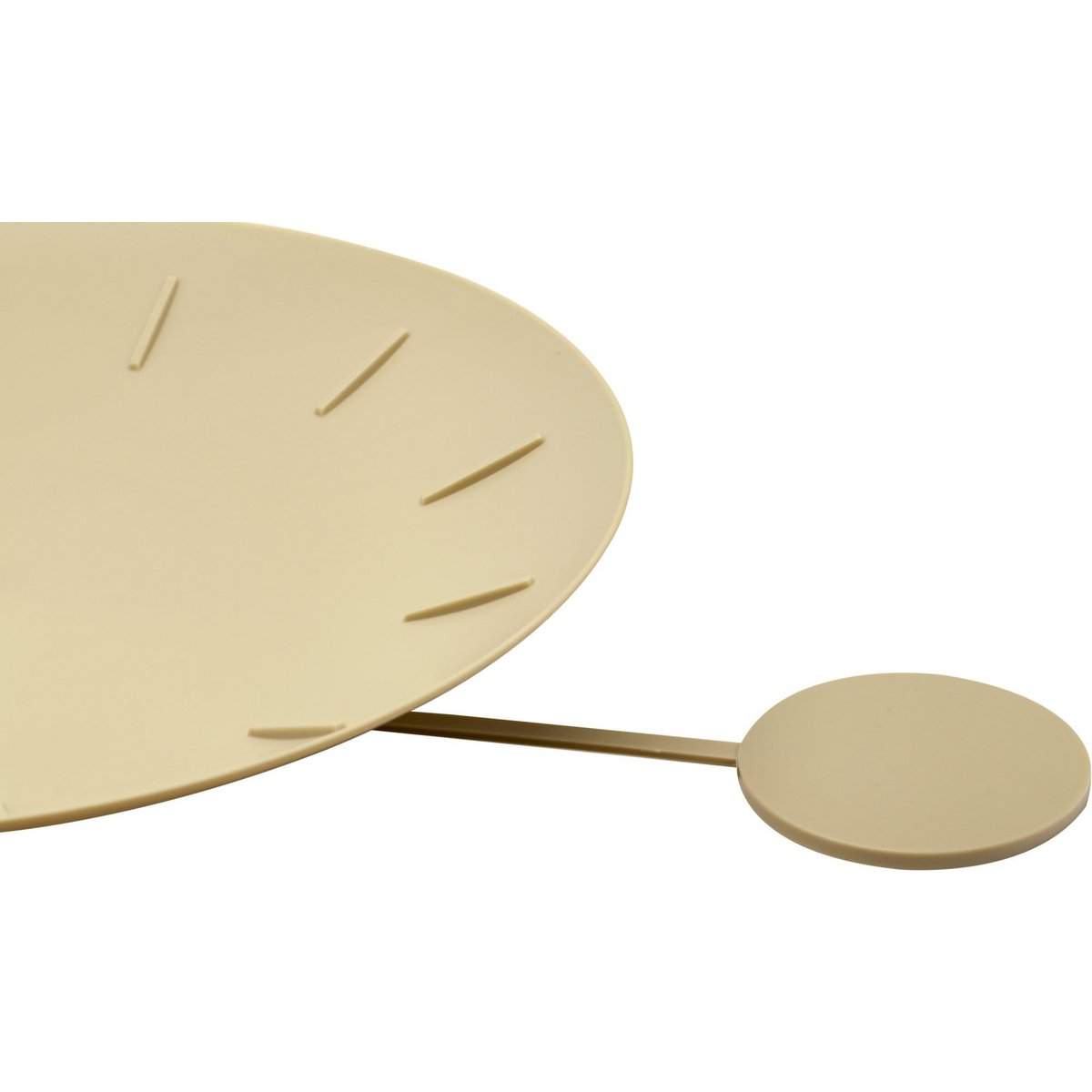 Wall clock - 30 cm - Plastic - 'Bowl'