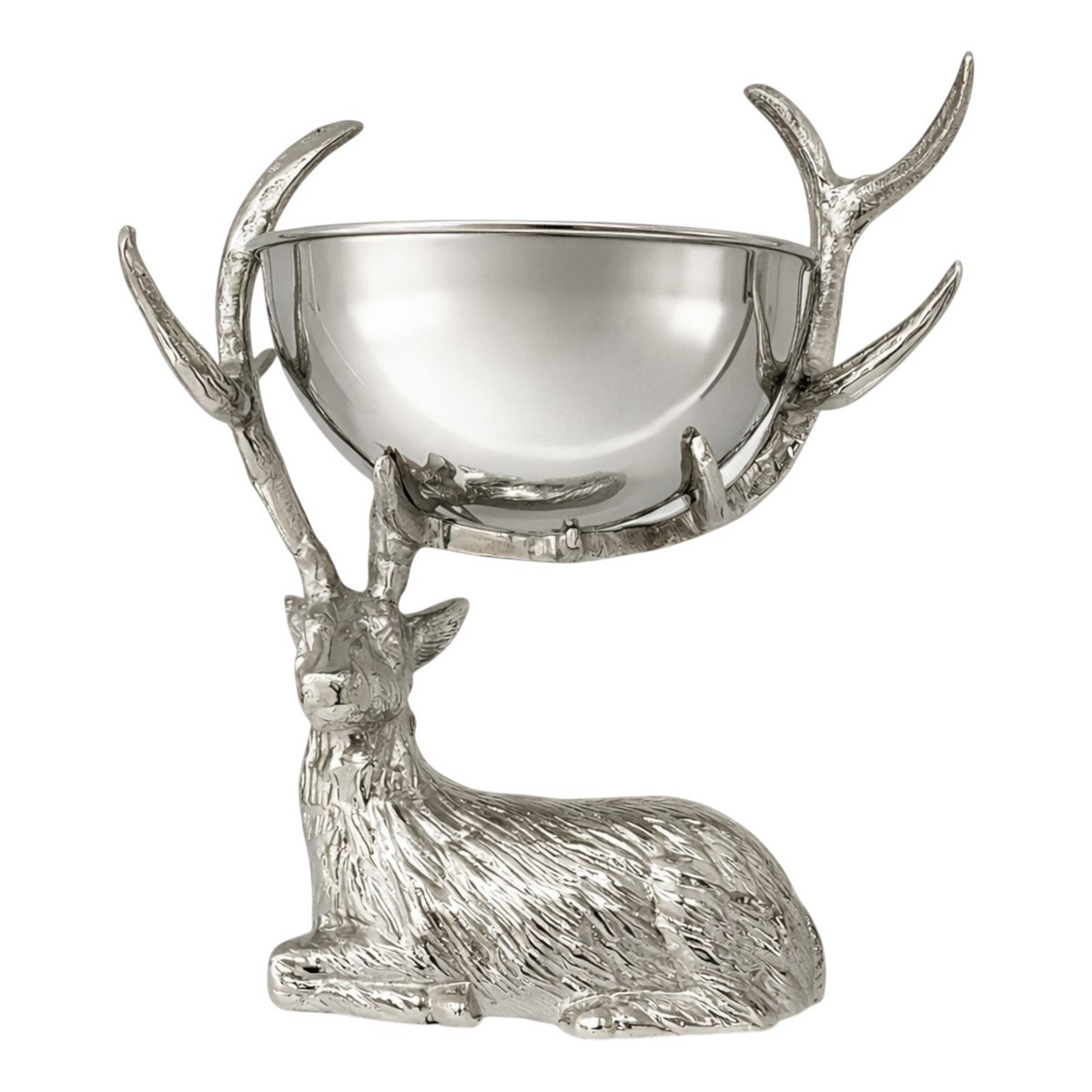 Bottle cooler Hirsch Wilson (height 34 cm, Ø 21 cm), nickel-plated