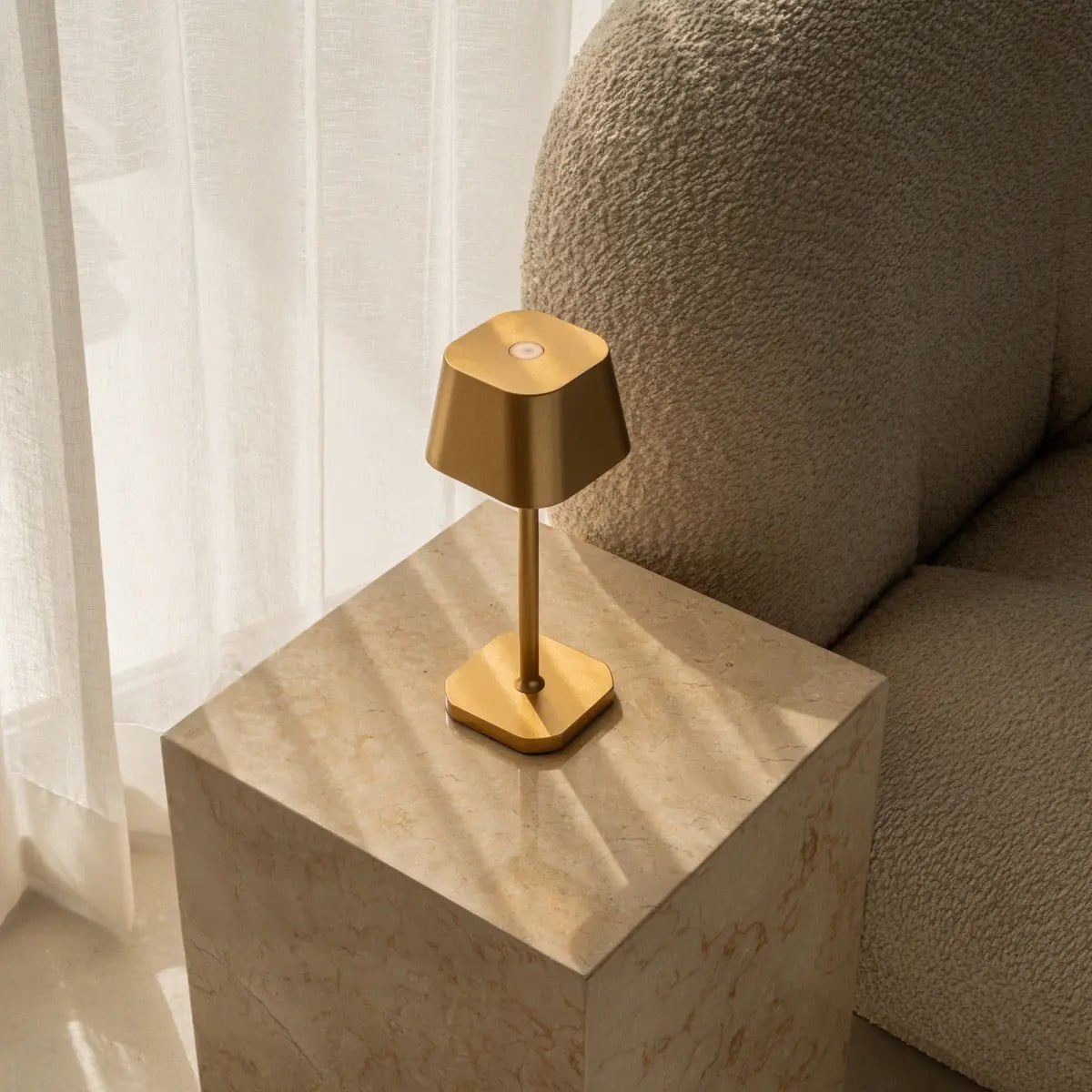Ava Gold Rechargeable Table Lamp