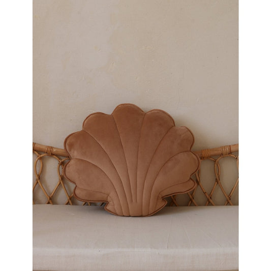 Soft Velvet Shell Pillow “Caramel”