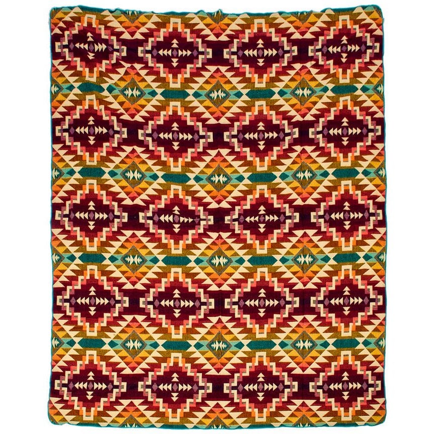 Ecuadorian alpaca blanket | native blanket | Chimborazo Pink