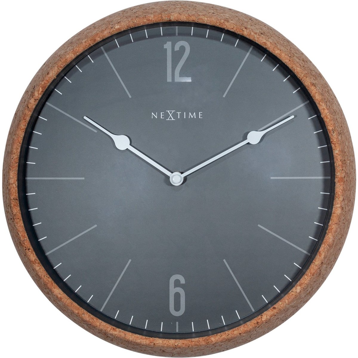 Väggklocka - 30 cm - Kork / Glas - 'Cork'