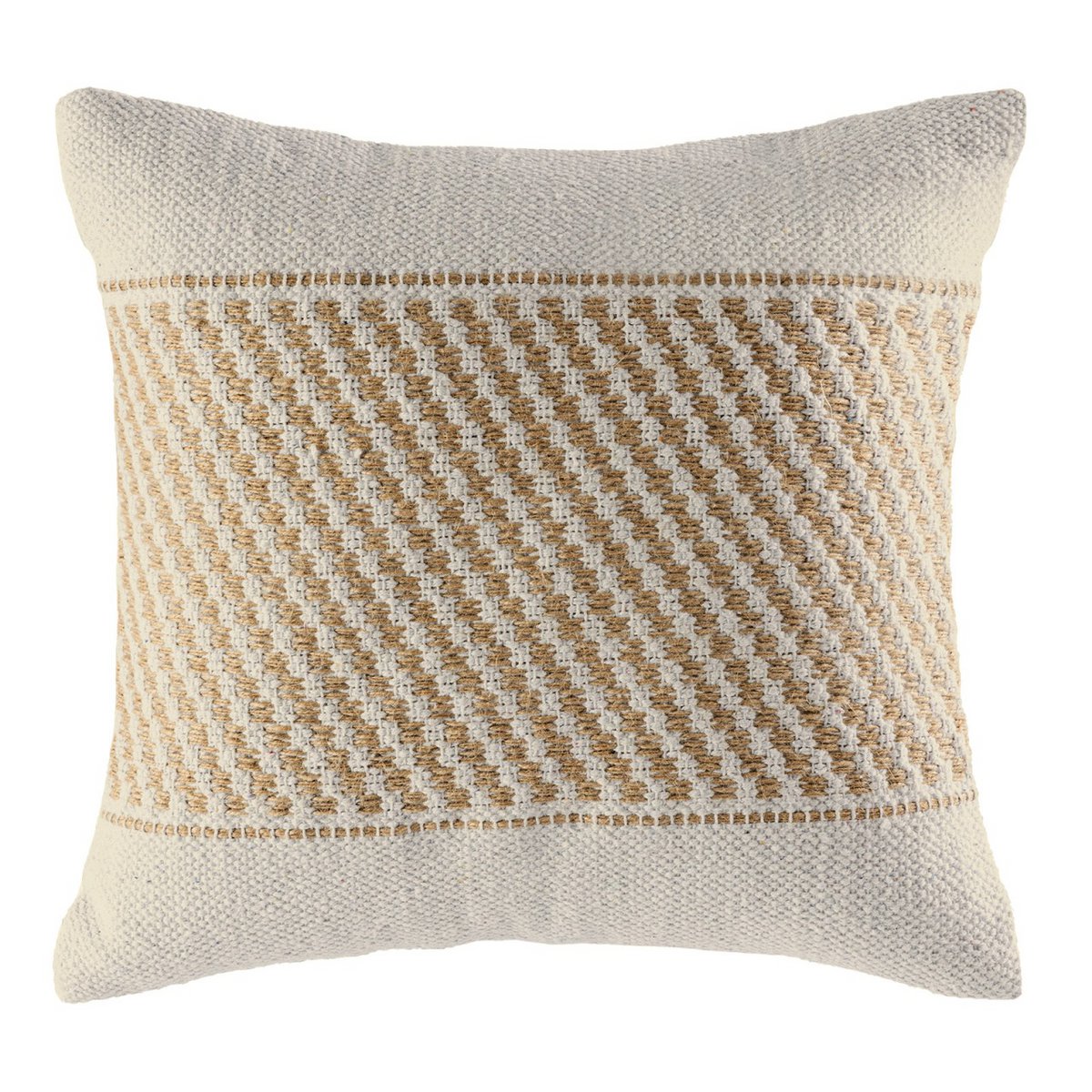 Sofa cushion 40x40cm 12-piece set 2 x 6 PU decorative cushion cotton and natural jute