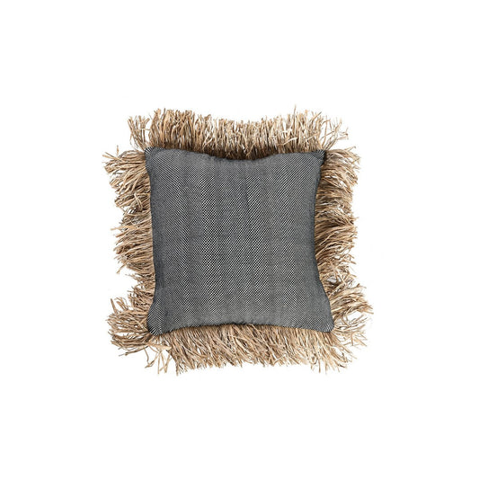 Örngott i bomull Bonita – natur/svart – 40x40