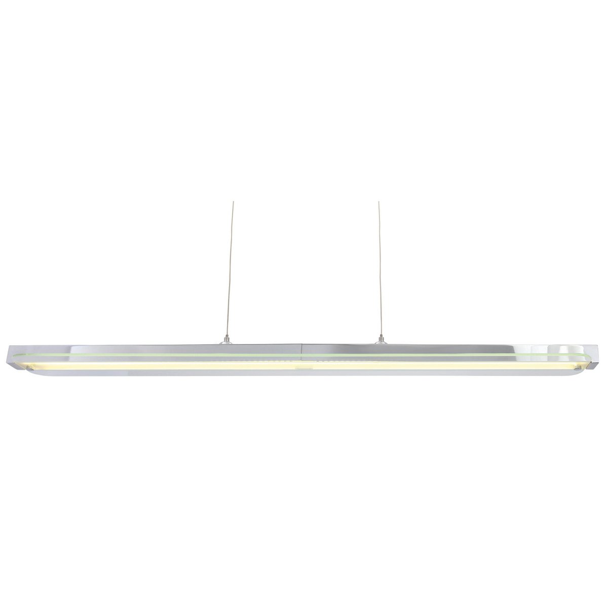 LED-pendellampa "Beam" totalt 18W, 100 cm lång, med fast inbyggda LED-lampor, dimbar, justerbar färgtemperatur, för matsal och kontor