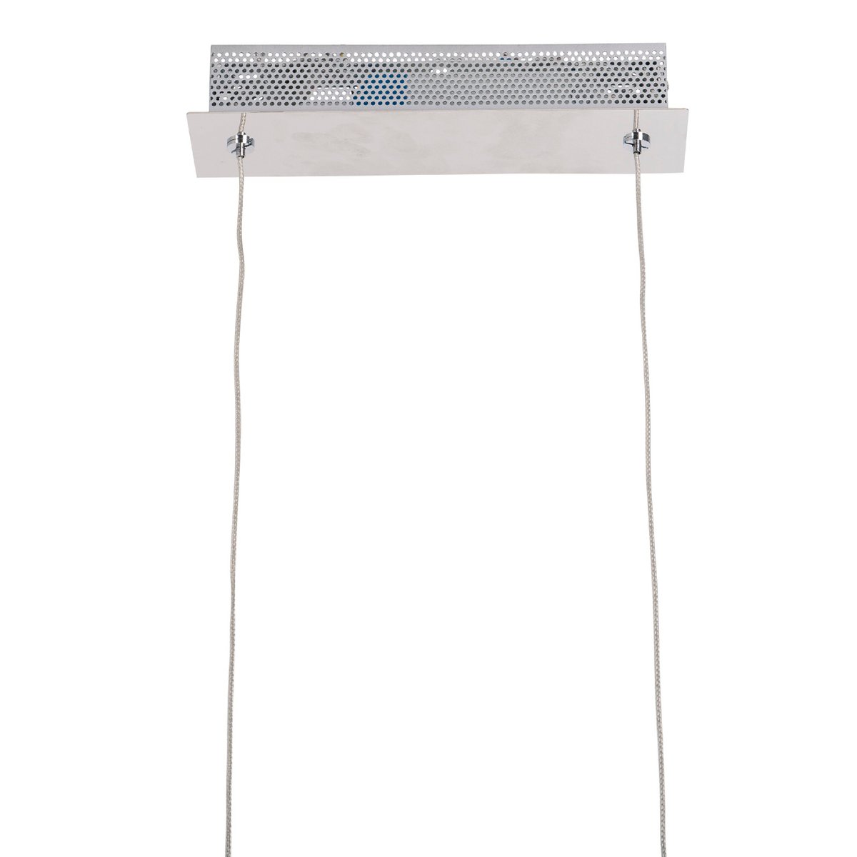 LED-pendellampa "Beam" i metall och plast i stål-blank, med integrerad LED