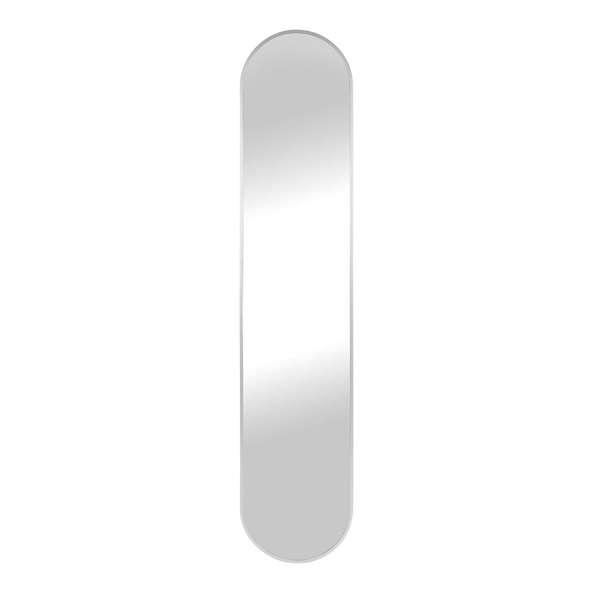 Hennetved Mirror, aluminium, silver, 35x170 cm