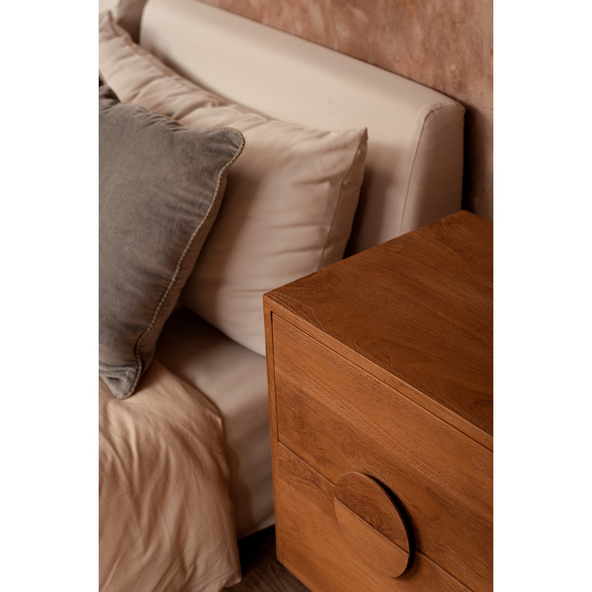 Örngott Velvet Crush – Grå – 50x50